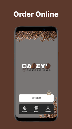 Android application Casey's Coffee Bar screenshort