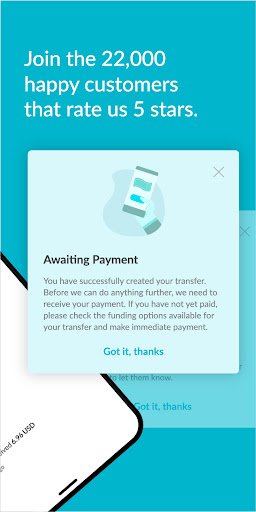 OrbitRemit Money Transfer Screen 3