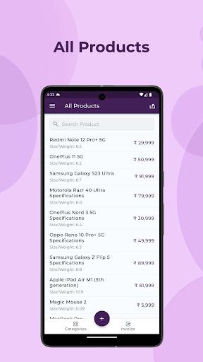 Price List Maker Screen 2