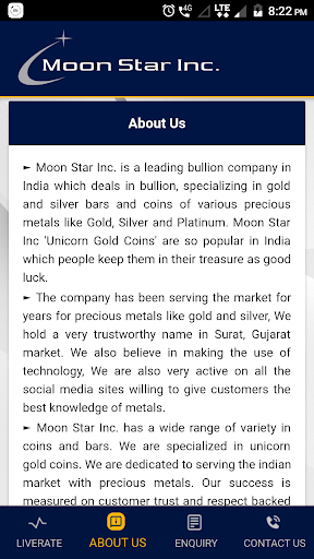 Moon Star Inc. Screen 2