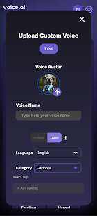 Voice.ai - Voice Universe Capture d'écran