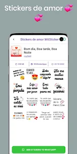Stickers de amor : WASticker