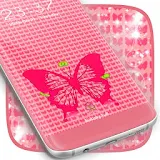Butterfly Pink Theme - Locker icon