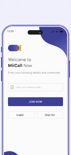 MiiCall Screen 2