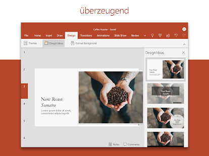 Microsoft PowerPoint Capture d’écran