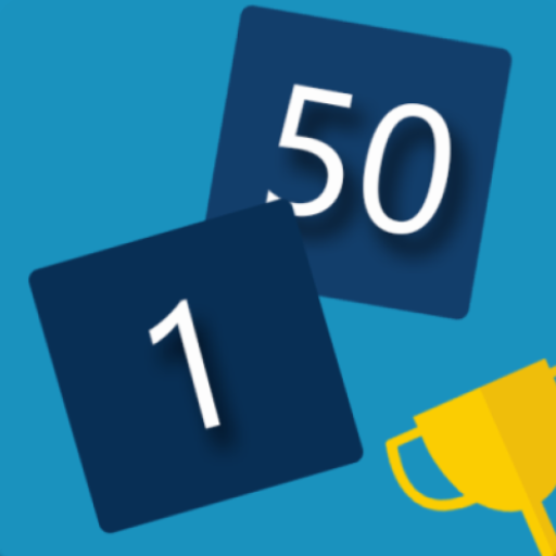 1 to 50 - A simple number game logo