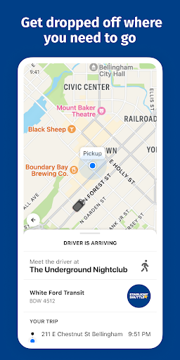 WWU Starlight Shuttle Screen 3