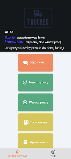 Android application Trucker screenshort