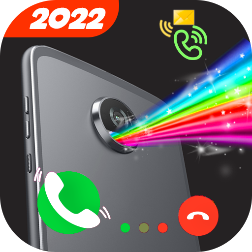 color flash call alert torch logo