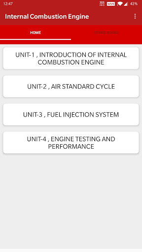 Android application Internal Combustion Engine screenshort