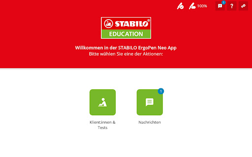 Android application STABILO ErgoPen Neo screenshort