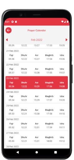 Qibla Direction Screen 3