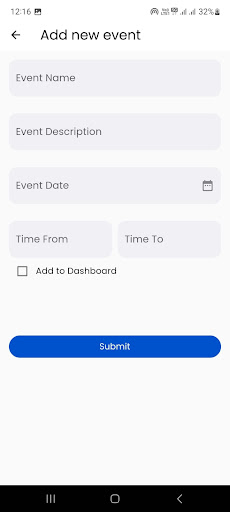 St. Gregorious Church Admin Screen 2