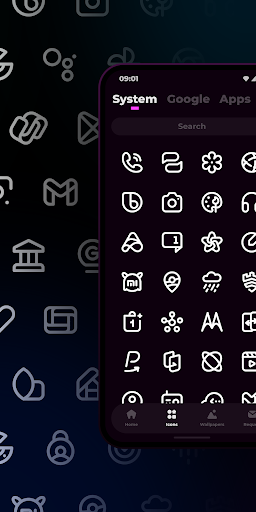 NYON LIGHT Icon Pack Screen 2