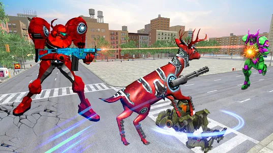 Deer Robot Car Game : Multi Ro
