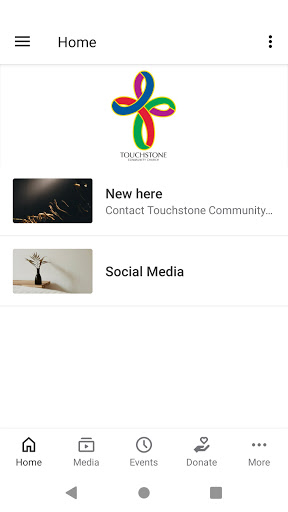 Android application Touchstone Community Church screenshort