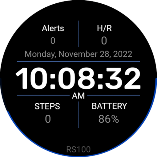 RS100 - Watch Face logo