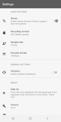 Voice Recorder Screen 3
