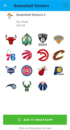 Basketball Stickers Screen 2