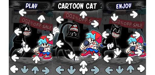 Cartoon Cat vs FNF Mod cover