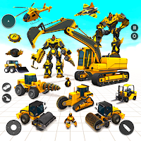 Heavy Excavator Robot Game