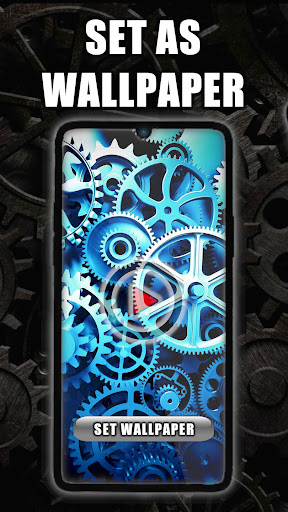 Android application Gears Live Wallpaper screenshort