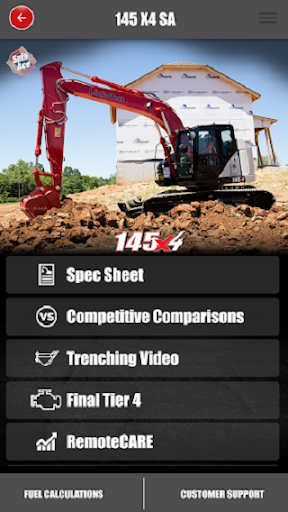 Link-Belt Excavators Toolbox Screen 3