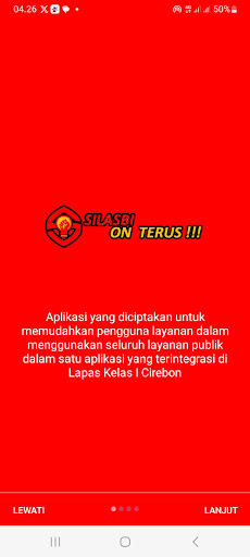 Android application Silasbi On Terus screenshort