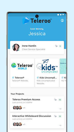 Android application Teleroo® screenshort