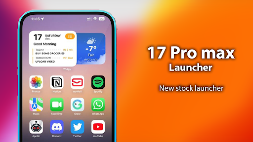 iPhone 17 Pro Max Launcher Screenshot 3 - AppWisp.com
