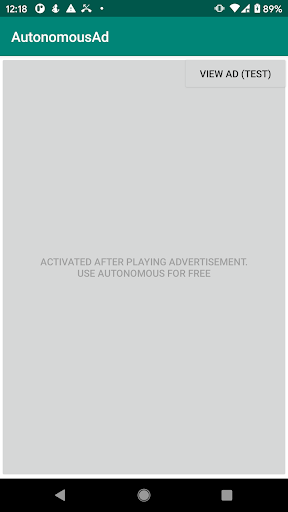Autonomous support Screen 3