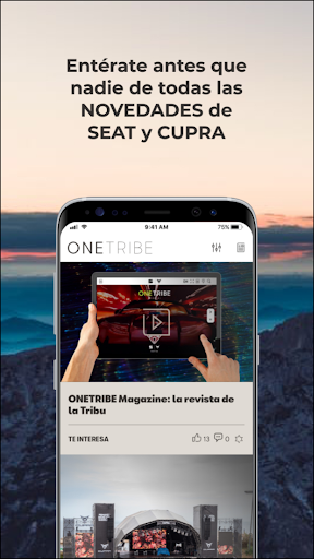 Android application ONETRIBE - CUPRA & SEAT screenshort