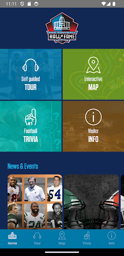 Android application Pro Football Hall of Fame screenshort