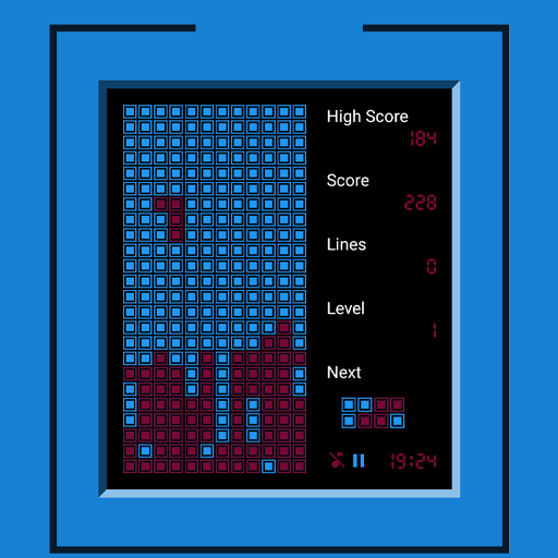 Brick Block Retro Game logo