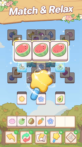 Cat Triple Tiles: Match 3 Game ekran görüntüsü