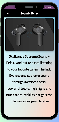 Skullcandy Indy Evo Guide Screen 2