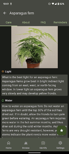Plant Care - Identify Flowers Screen 2