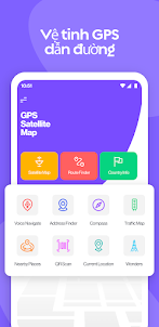 GPS Trực tiếp Vệ tinh Bản đồ