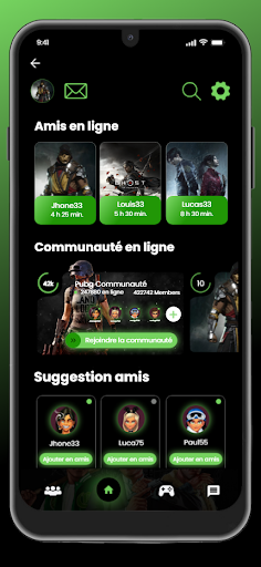 Android application Gamkom screenshort