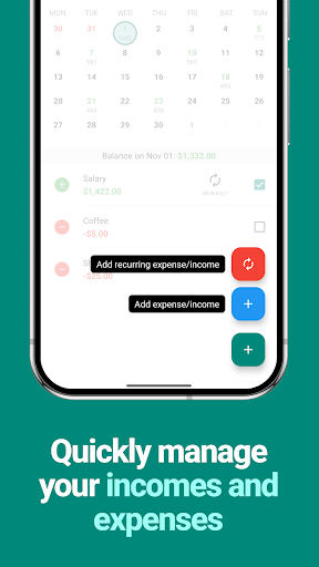 Screenshot of EasyBudget - Budget planning