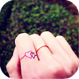 Wedding Ring Tattoos - Ring Tattoo,Couple Tattoo icon