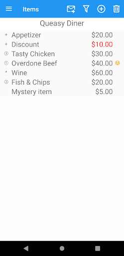 Android application DivisiBill screenshort
