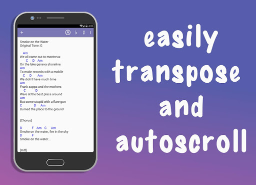 Android application Chord Collect screenshort