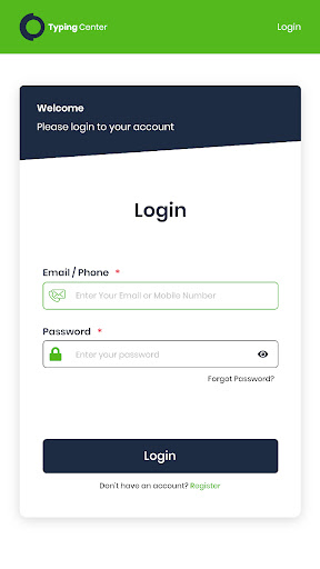 Android application Green App screenshort