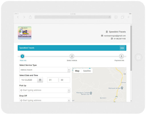GoaCoolCabs Screenshot 4 - AppWisp.com