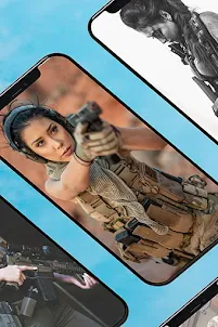 Army Girl Wallpaper