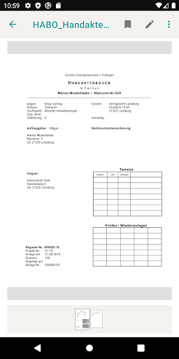 DATEV Anwalt Akte mobil