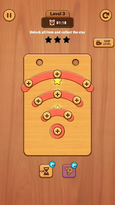 Wood Screws Puzzle: Nut n Bolt - Screenshot 1