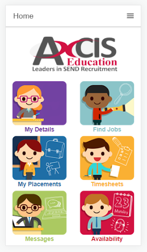 Android application Axcis Education screenshort