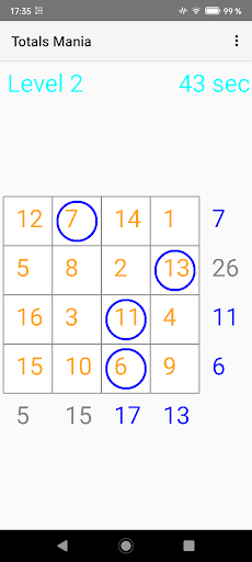 Android application Totals Mania screenshort